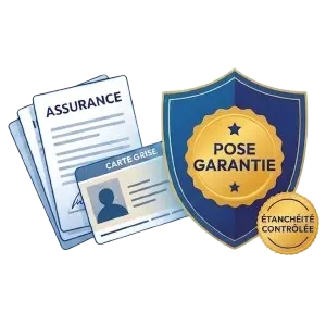 assurance picto pose garantie